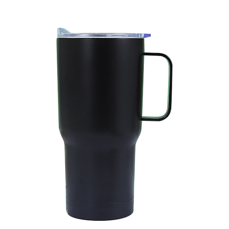 Taza con asa de vacío de doble capa sellada a prueba de fugas de 20 oz/30 oz