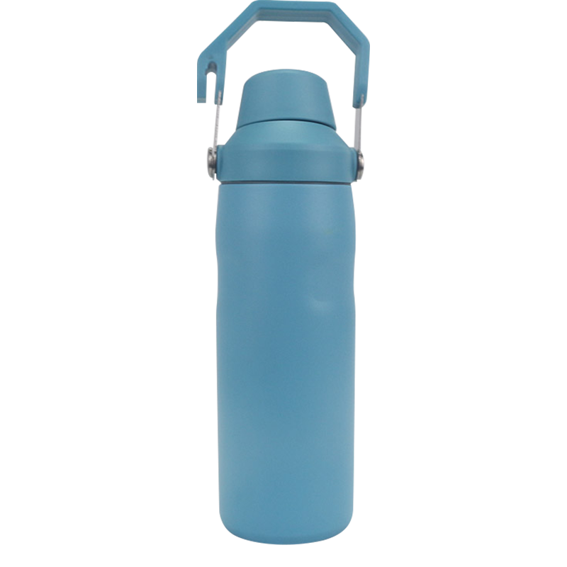 Termo de vacío con anillo de transporte con hebilla plegable de acero inoxidable 316 de 500ml