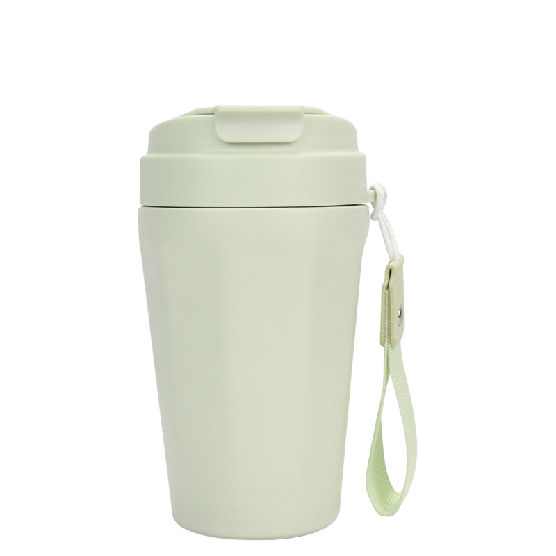 380 ml de alimento Grado de acero inoxidable Anticorrosion Flip Top Tope Direct Café Coffee Taza