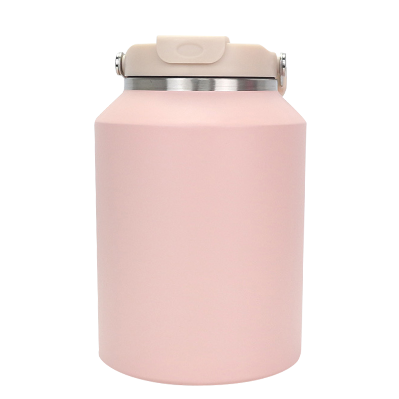 64 oz de gran capacidad 304 Termos de aspiración al aire libre de acero inoxidable con mango de transporte