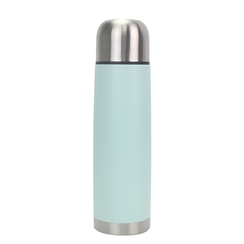 500 ml de bala de doble tapa de acero inoxidable Termos de vacío al aire libre