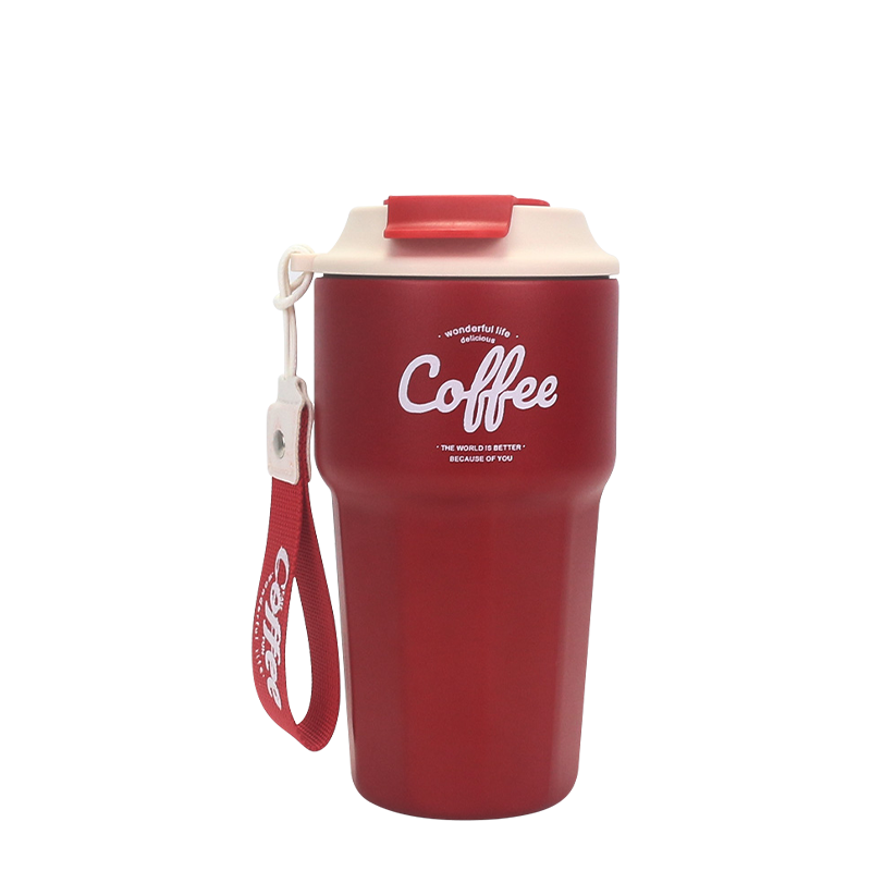 Taza de café de alta estabilidad 420ml/620 ml de acero inoxidable