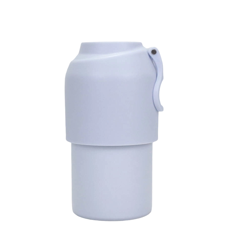 Lata enfriadora de gran diámetro de 500 ml con tapa con asa portátil