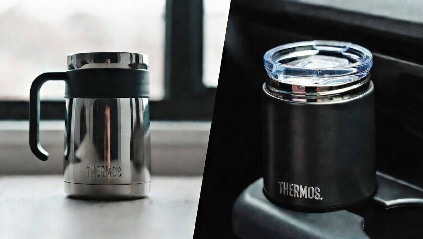 Taza termo para coche de Aijun: soluciones de bebidas a prueba de derrames para conductores
