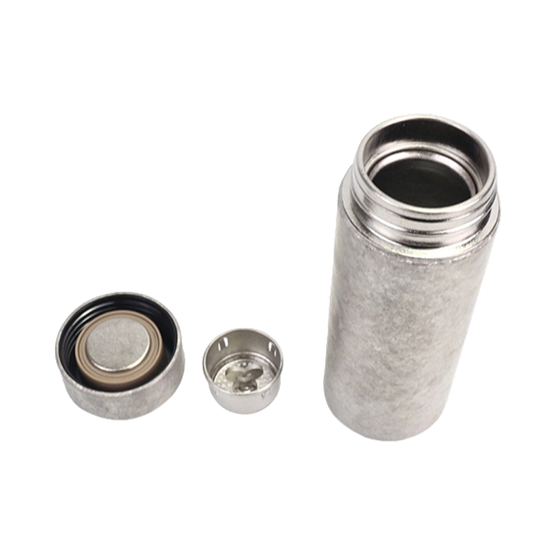 Copa de titanio de cuerpo recto de doble capa de 260 ml