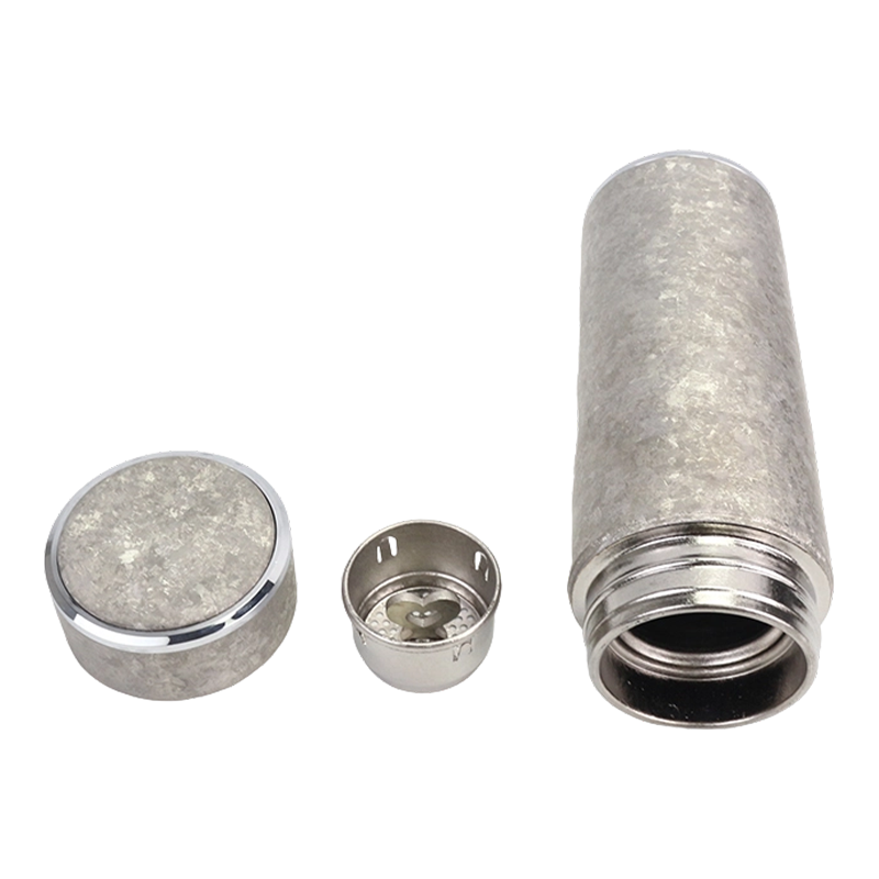 Copa de titanio de cuerpo recto de doble capa de 260 ml