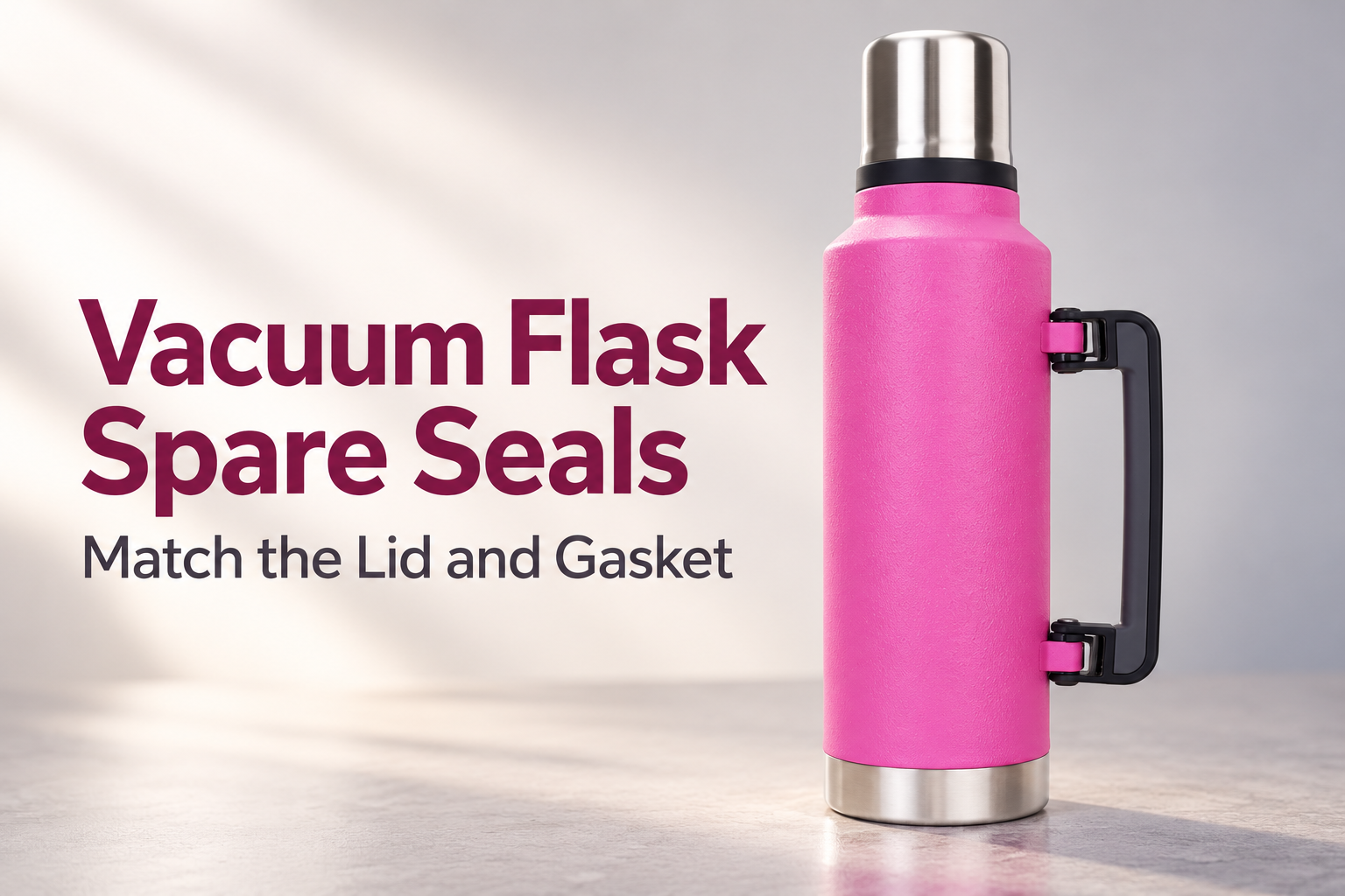 Vacuum Flask Spare Seals: Specify Replacement Parts by Lid Version